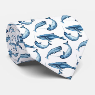 Härliga blåttval och Narwhals slips
