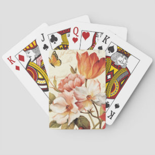 Härliga blommar casinokort
