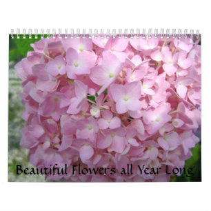 Härliga blommor allt år Long Kalender