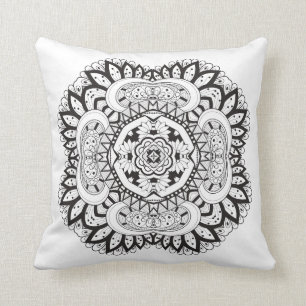 Härliga Deco kvadrerar klotter Kudde