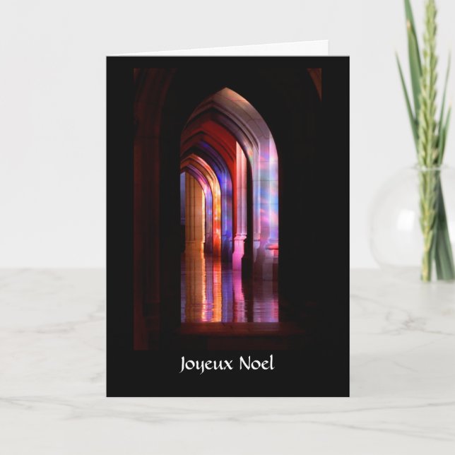 Härliga domkyrkafärger - julkort helgkort (Framsida)