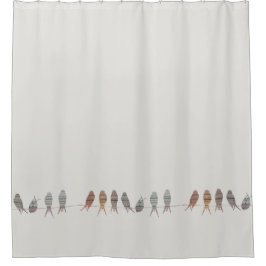 Härliga enkla moderna fåglar på en binda