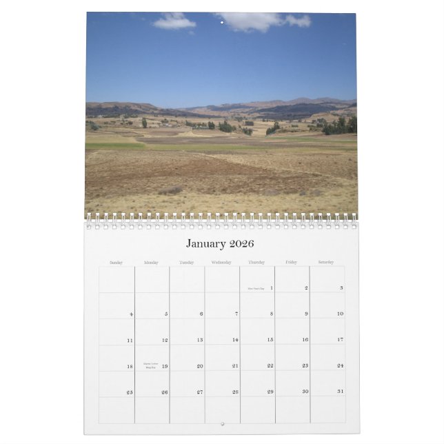 Härliga Etiopien Kalender (Jan 2026)