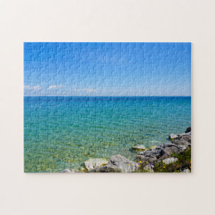 Härliga färger av Lake Huron Pussel