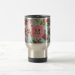 Härliga för trendig för vintagemonogram resemugg