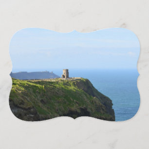 Härliga gröna klippor av Moher Inbjudningar