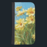 Härliga gula daisy plånboksfodral för samsung galaxy s4<br><div class="desc">©Danhui Nai/vild Apple.  Detta avbildar härliga gula daisy för särdrag och görar grön gräs. En klar blå himmel är i bakgrunden.</div>