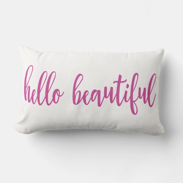 Härliga hejer kudder lumbarkudde (Framsida)