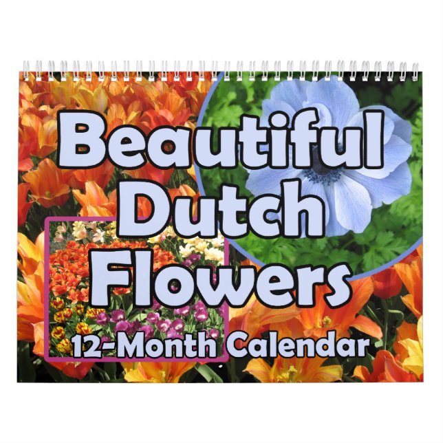 Härliga holländareblommor kalender (Omslag)