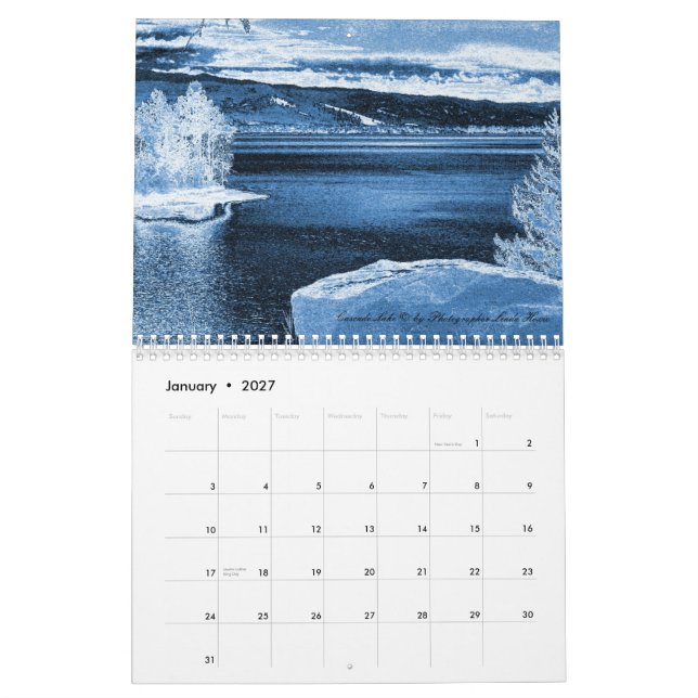 Härliga Idaho Kalender (Jan 2027)