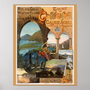 Härliga Irland reser Poster