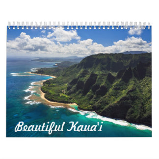Härliga Kauai Hawaii Kalender