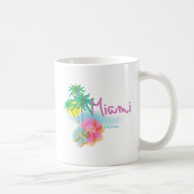 Härliga Miami Florida Kaffemugg (Höger)