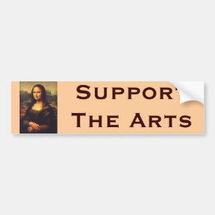 Härliga Mona Lisa Bildekal