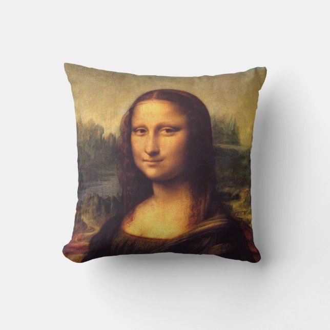 Härliga Mona Lisa Kudde (Framsida)