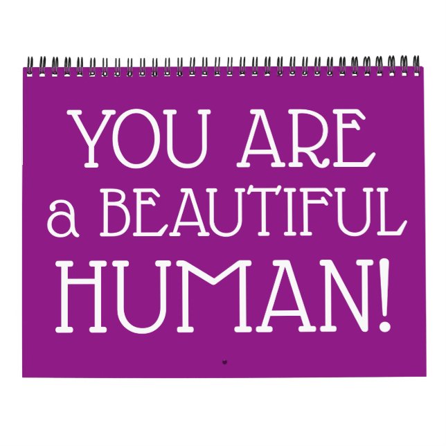 Härliga Motivational inspireras citationstecken Kalender (Baksida)