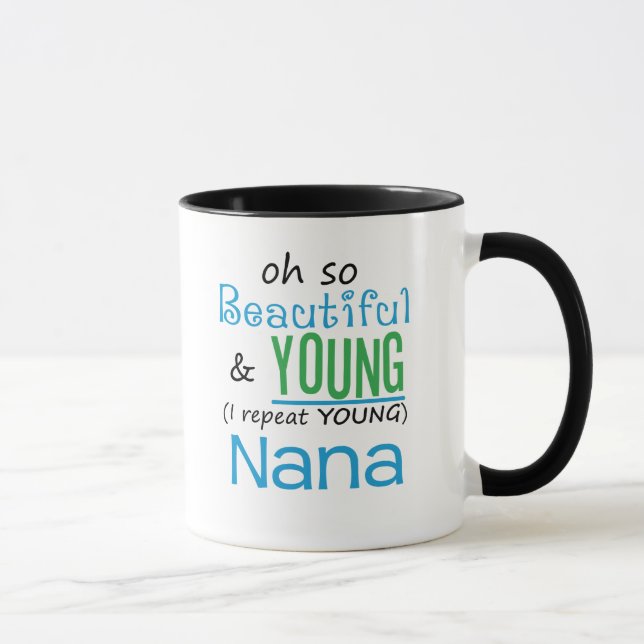 Härliga och unga Nana Mugg (Höger)