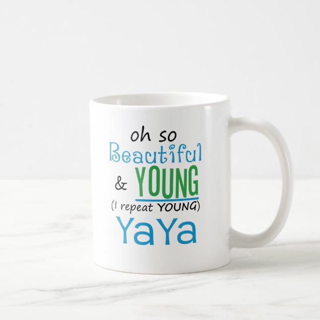 Härliga och unga YaYa Kaffemugg (Höger)