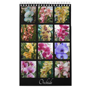 Härliga Orchids Kalender
