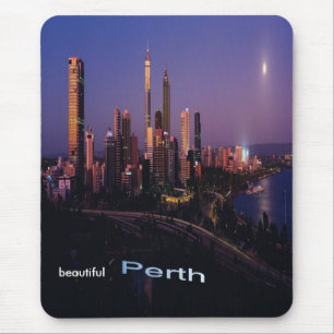 Härliga Perth, Australien, mousepad. Musmatta