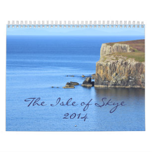 Härliga platser från islen av Skye: 2014 Kalender