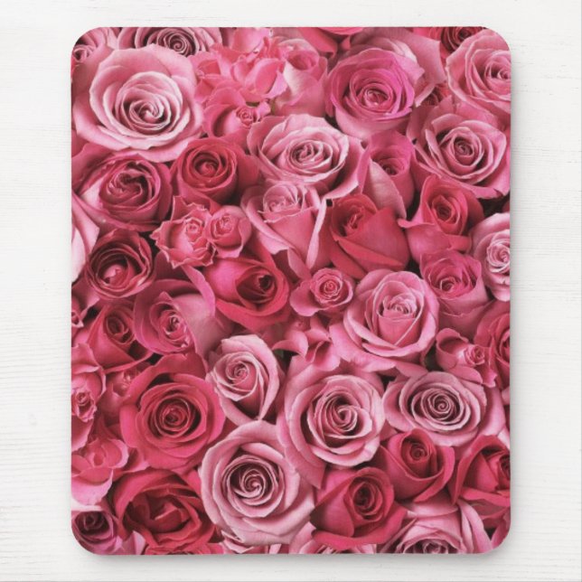 Härliga rosa ros musmatta (Framsidan)