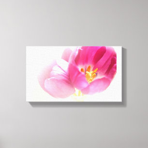 HÄRLIGA ROSA TULPAN CANVASTRYCK