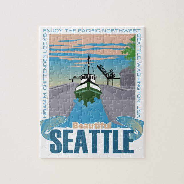 Härliga Seattle Pussel (Vertikal)