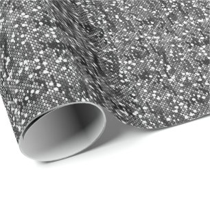 Härliga silverbröllopkonfettiar presentpapper