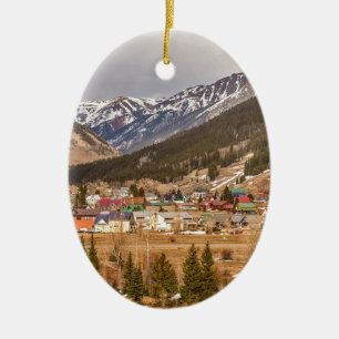 Härliga Silverton Colorado Julgransprydnad Keramik