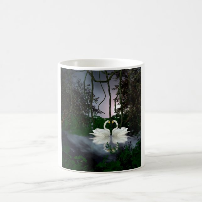 Härliga svanar 1 kaffemugg (Center)