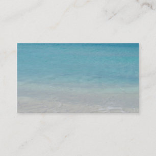 Härliga Turks för strand och Caicos foto Visitkort
