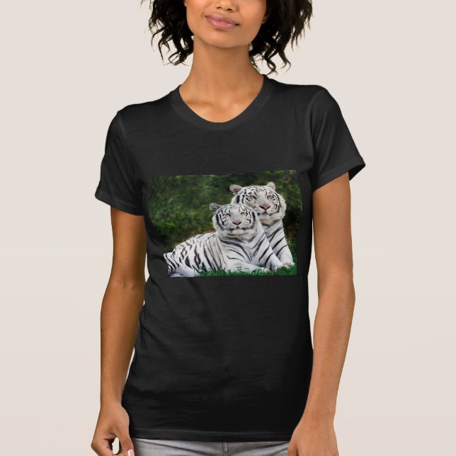 Härliga vittigrar t-shirt (Framsida)