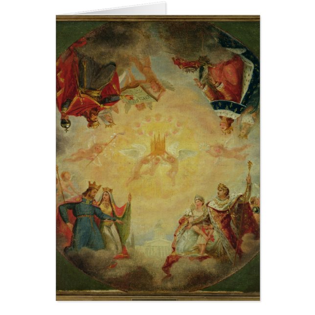 Härlighet av St. Genevieve Hälsningskort (Framsidan)