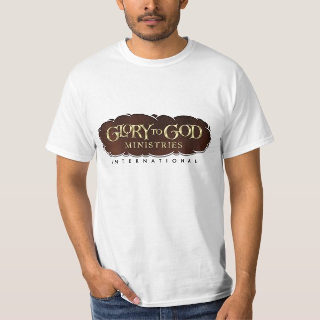 Härlighet till gudmanar värderar T-tröja T Shirt (Framsida)