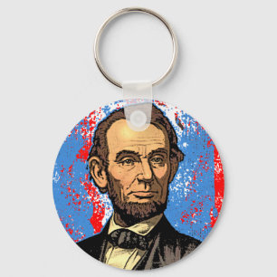 Härligt Abraham Lincoln porträtt Nyckelring
