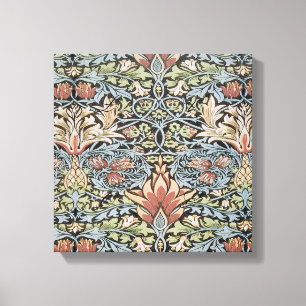 Härligt arbete av William Morris, art nouveau, Canvastryck