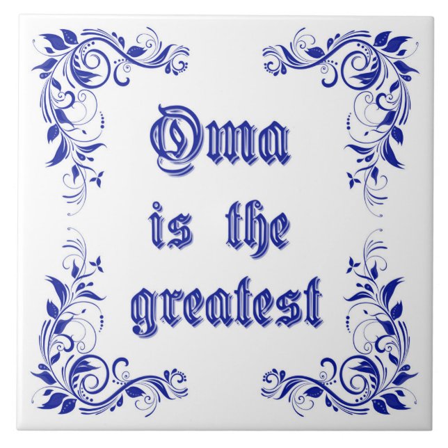 Härligt belägga med tegel med anpassad design kakelplatta (Framsidan)