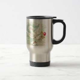 HÄRLIGT brev för vintageVictorianduva Resemugg