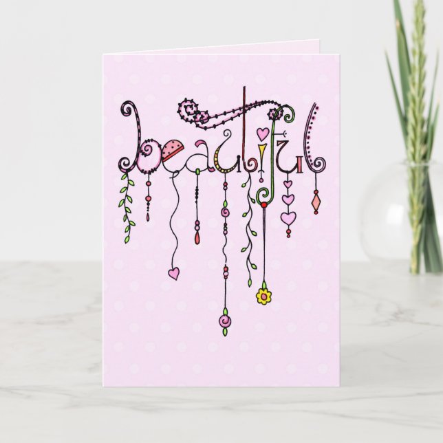 Härligt dig! Grattis på födelsedagen dinglar Kort (Framsida)