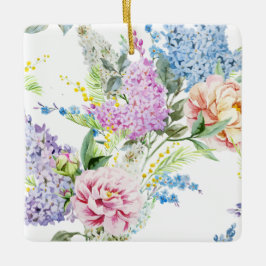 Härligt & eleganten räcka målade den | prydnaden julgransprydnad keramik