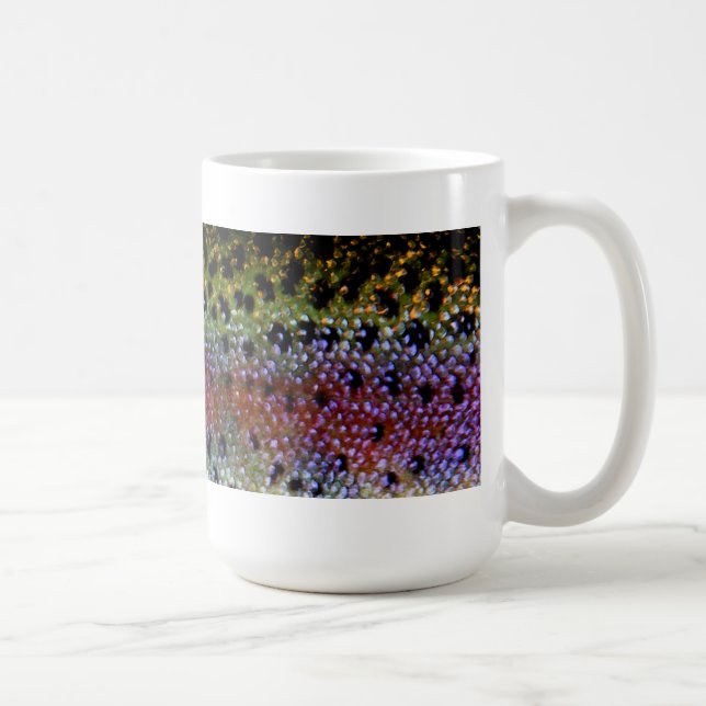 "Härligt flå, regnbågen brons" vid den James damen Kaffemugg (Höger)