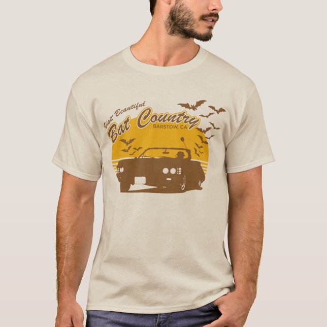 Härligt fladdermössland för besök t shirt (Framsida)