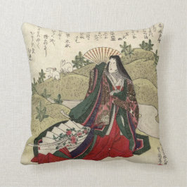 Härligt japanskt vintagekonstverk kudder kudde