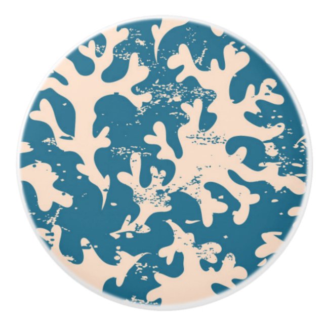 Härligt korallmönster knopp (Framsidan)