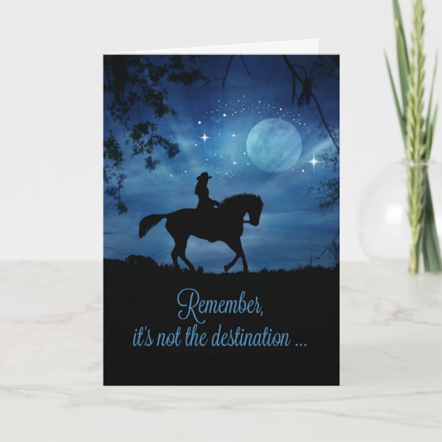 Härligt kort för Cowgirlgrattis på (Framsida)