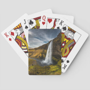 Härligt landskap beskådar av Seljalandsfoss Casinokort