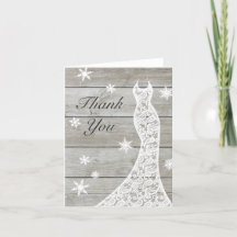 Härligt lantligt vintertackkort