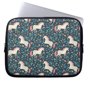 Härligt Magical Unicornmönster Laptop Fodral