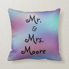 Härligt personligbröllop för herrskap kudde